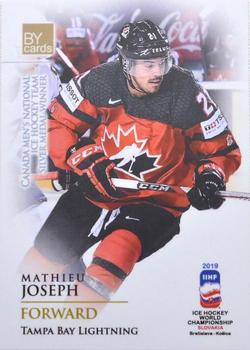 2019 BY Cards IIHF World Championship #CAN/2019-19 Mathieu Joseph Front