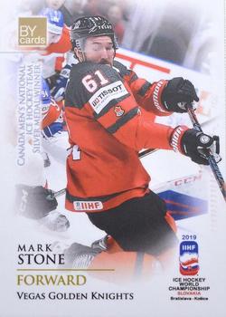 2019 BY Cards IIHF World Championship #CAN/2019-23 Mark Stone Front