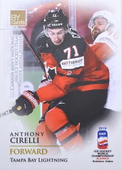2019 BY Cards IIHF World Championship #CAN/2019-24 Anthony Cirelli Front