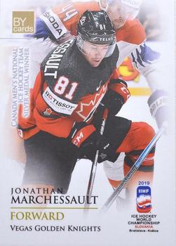 2019 BY Cards IIHF World Championship #CAN/2019-25 Jonathan Marchessault Front