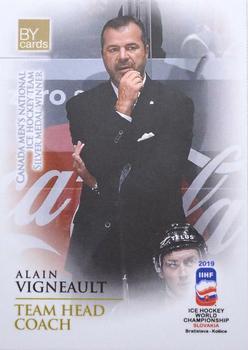 2019 BY Cards IIHF World Championship #CAN/2019-26 Alain Vigneault Front
