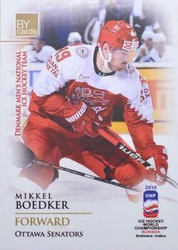 2019 BY Cards IIHF World Championship #DEN/2019-23 Mikkel Boedker Front