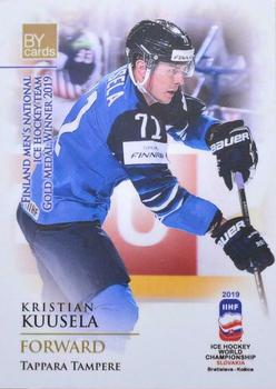 2019 BY Cards IIHF World Championship #FIN/2019-22 Kristian Kuusela Front