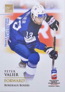 2019 BY Cards IIHF World Championship #FRA/2019-14 Peter Valier Front
