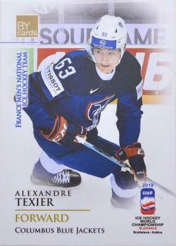 2019 BY Cards IIHF World Championship #FRA/2019-19 Alexandre Texier Front