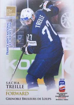 2019 BY Cards IIHF World Championship #FRA/2019-22 Sacha Treille Front