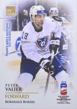 2019 BY Cards IIHF World Championship #FRA/2019-36 Peter Valier Front