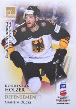 2019 BY Cards IIHF World Championship #GER/2019-05 Korbinian Holzer Front
