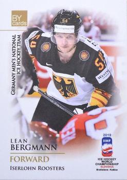 2019 BY Cards IIHF World Championship #GER/2019-19 Lean Bergmann Front