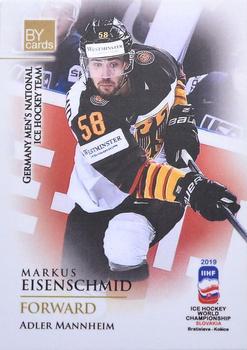 2019 BY Cards IIHF World Championship #GER/2019-20 Markus Eisenschmid Front