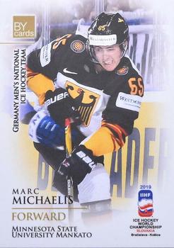 2019 BY Cards IIHF World Championship #GER/2019-21 Marc Michaelis Front