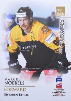 2019 BY Cards IIHF World Championship #GER/2019-24 Marcel Noebels Front