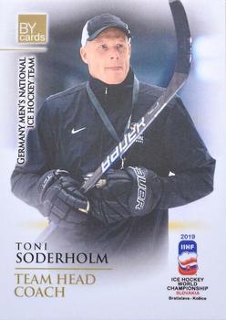 2019 BY Cards IIHF World Championship #GER/2019-26 Toni Soderholm Front