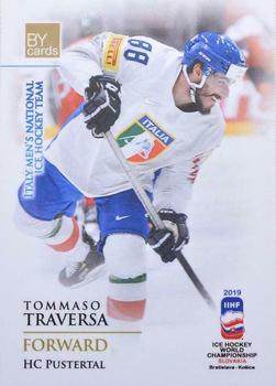 2019 BY Cards IIHF World Championship #ITA/2019-21 Tommaso Traversa Front