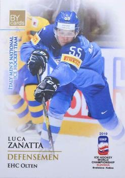 2019 BY Cards IIHF World Championship #ITA/2019-30 Luca Zanatta Front
