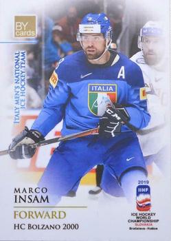 2019 BY Cards IIHF World Championship #ITA/2019-31 Marco Insam Front