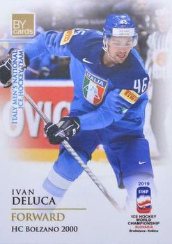 2019 BY Cards IIHF World Championship #ITA/2019-33 Ivan Deluca Front