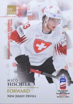 2019 BY Cards IIHF World Championship #SUI/2019-13 Nico Hischier Front