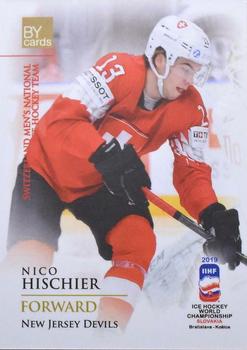 2019 BY Cards IIHF World Championship #SUI/2019-34 Nico Hischier Front