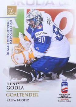 2019 BY Cards IIHF World Championship #SVK/2019-02 Denis Godla Front