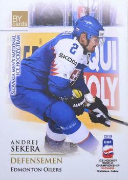 2019 BY Cards IIHF World Championship #SVK/2019-04 Andrej Sekera Front