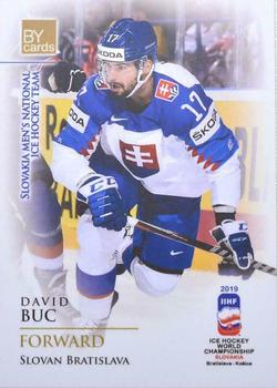 2019 BY Cards IIHF World Championship #SVK/2019-16 David Buc Front