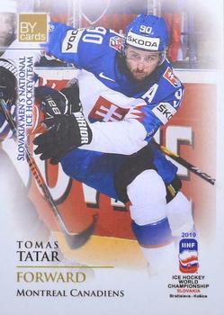 2019 BY Cards IIHF World Championship (Unlicensed) #SVK/2019-25 Tomas Tatar Front