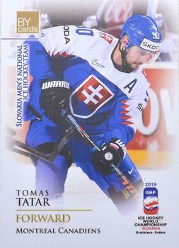 2019 BY Cards IIHF World Championship (Unlicensed) #SVK/2019-26 Tomas Tatar Front