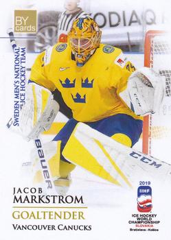 2019 BY Cards IIHF World Championship #SWE/2019-02 Jacob Markstrom Front