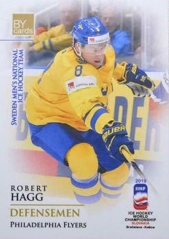 2019 BY Cards IIHF World Championship #SWE/2019-06 Robert Hagg Front