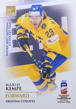2019 BY Cards IIHF World Championship #SWE/2019-16 Mario Kempe Front
