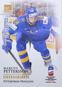2019 BY Cards IIHF World Championship #SWE/2019-30 Marcus Pettersson Front