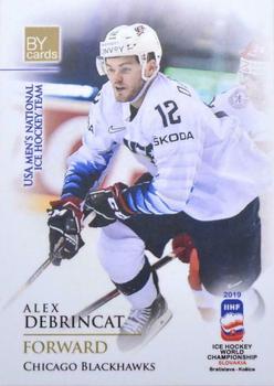 2019 BY Cards IIHF World Championship #USA/2019-37 Alex Debrincat Front