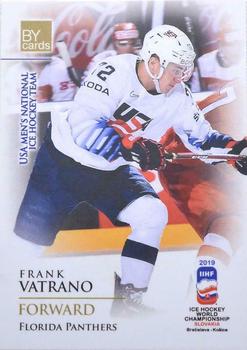 2019 BY Cards IIHF World Championship #USA/2019-45 Frank Vatrano Front