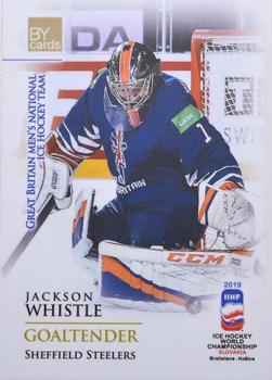 2019 BY Cards IIHF World Championship #GBR/2019-01 Jackson Whistle Front