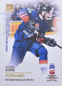 2019 BY Cards IIHF World Championship #GBR/2019-17 Liam Kirk Front