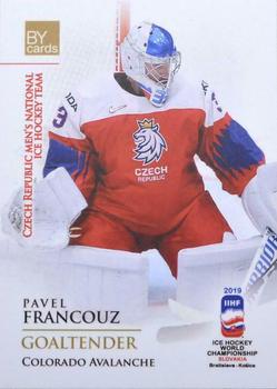 2019 BY Cards IIHF World Championship #CZE/2019-03 Pavel Francouz Front