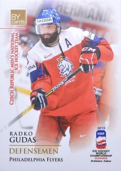 2019 BY Cards IIHF World Championship #CZE/2019-04 Radko Gudas Front