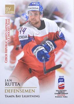 2019 BY Cards IIHF World Championship #CZE/2019-11 Jan Rutta Front