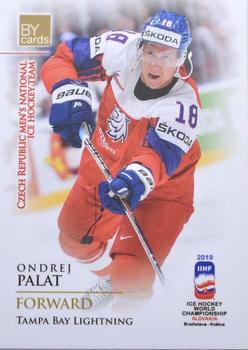 2019 BY Cards IIHF World Championship #CZE/2019-14 Ondrej Palat Front