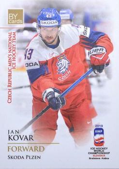 2019 BY Cards IIHF World Championship #CZE/2019-18 Jan Kovar Front
