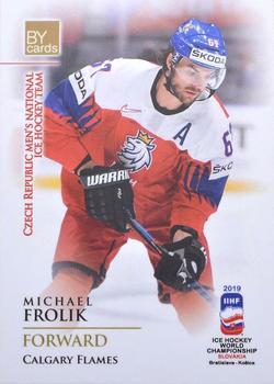 2019 BY Cards IIHF World Championship #CZE/2019-19 Michael Frolik Front