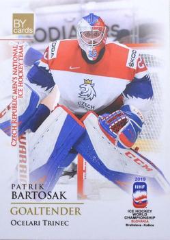 2019 BY Cards IIHF World Championship #CZE/2019-27 Patrik Bartosak Front