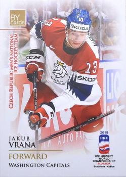 2019 BY Cards IIHF World Championship #CZE/2019-37 Jakub Vrana Front