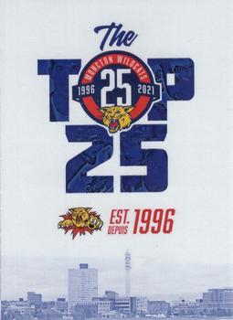2021-22 Moncton Wildcats (QMJHL) Top-25 All-Time #1 Header Card Front