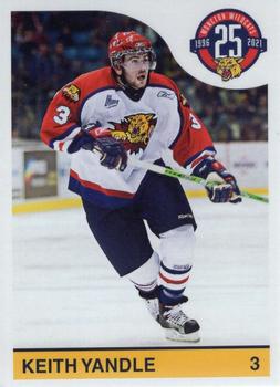 2021-22 Moncton Wildcats (QMJHL) Top-25 All-Time #2 Keith Yandle Front