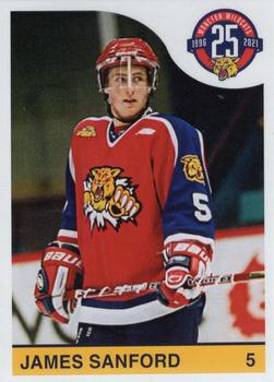 2021-22 Moncton Wildcats (QMJHL) Top-25 All-Time #5 James Sanford Front