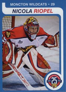 2021-22 Moncton Wildcats (QMJHL) Top-25 All-Time #7 Nicola Riopel Front