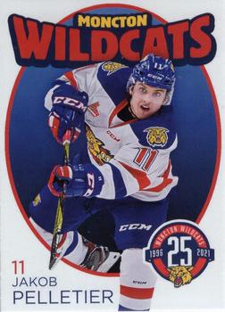 2021-22 Moncton Wildcats (QMJHL) Top-25 All-Time #8 Jakob Pelletier Front