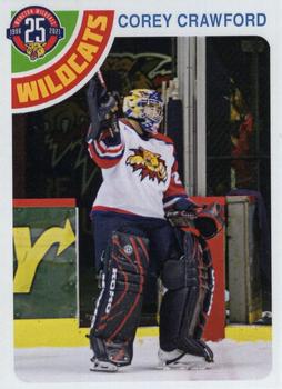 2021-22 Moncton Wildcats (QMJHL) Top-25 All-Time #20 Corey Crawford Front